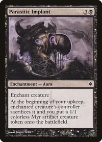 Parasitic Implant - New Phyrexia - Magic: The Gathering card