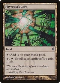 Phyrexia's Core - New Phyrexia - Magic: The Gathering card