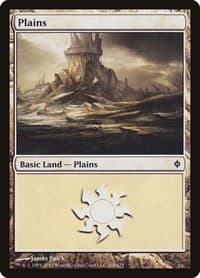 Plains (166) - New Phyrexia - Magic: The Gathering card