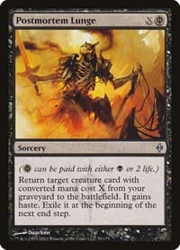 Postmortem Lunge - New Phyrexia - Magic: The Gathering card
