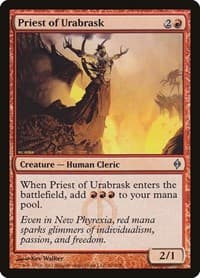 Priest of Urabrask - New Phyrexia - Magic: The Gathering card