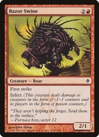 Razor Swine - New Phyrexia - Magic: The Gathering card