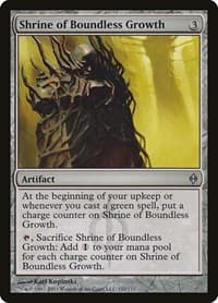 Shrine of Boundless Growth - New Phyrexia - Magic: The Gathering card