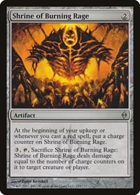 Shrine of Burning Rage - New Phyrexia - Magic: The Gathering card
