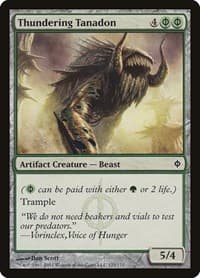 Thundering Tanadon - New Phyrexia - Magic: The Gathering card