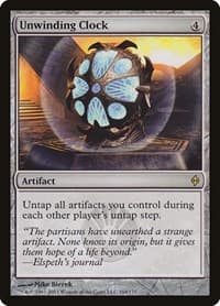 Unwinding Clock - New Phyrexia - Magic: The Gathering card