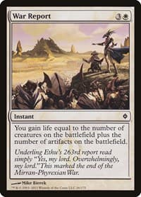 War Report - New Phyrexia - Magic: The Gathering card