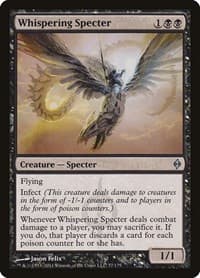Whispering Specter - New Phyrexia - Magic: The Gathering card
