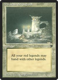 Mountain Stronghold - Legends - Magic: The Gathering card