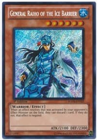 General Raiho of the Ice Barrier - Hidden Arsenal 4 - YuGiOh card