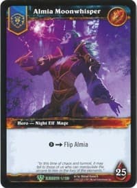 Almia Moonwhisper - War of the Elements - WoW card