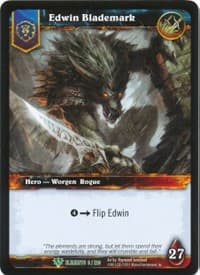 Edwin Blademark - War of the Elements - WoW card