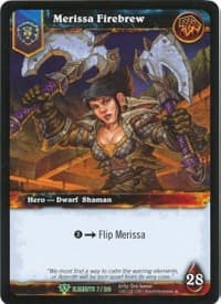 Merissa Firebrew - War of the Elements - WoW card