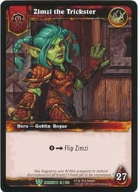 Zimzi the Trickster - War of the Elements - WoW card