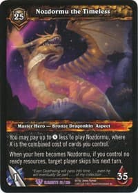 Nozdormu the Timeless - War of the Elements - WoW card