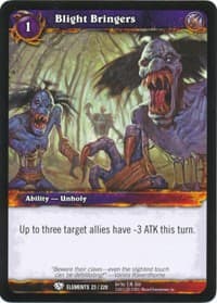 Blight Bringers - War of the Elements - WoW card