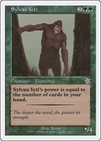 Sylvan Yeti - Starter 1999 - Magic: The Gathering card