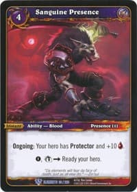 Sanguine Presence - War of the Elements - WoW card