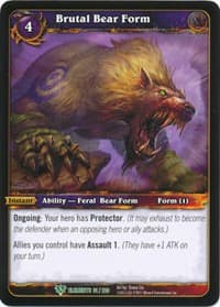 Brutal Bear Form - War of the Elements - WoW card
