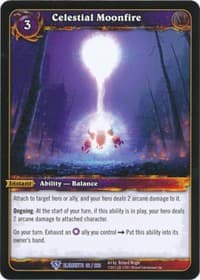 Celestial Moonfire - War of the Elements - WoW card