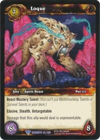 Loque - War of the Elements - WoW card