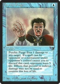 Psychic Purge - Legends - Magic: The Gathering card