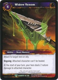 Widow Venom - War of the Elements - WoW card
