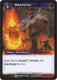 Wild Fervor - War of the Elements - WoW card