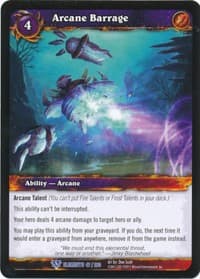 Arcane Barrage - War of the Elements - WoW card
