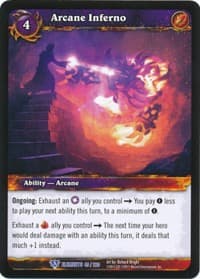 Arcane Inferno - War of the Elements - WoW card