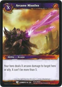 Arcane Missiles - War of the Elements - WoW card