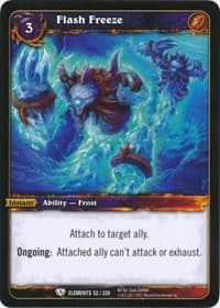 Flash Freeze - War of the Elements - WoW card
