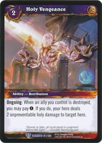 Holy Vengeance - War of the Elements - WoW card