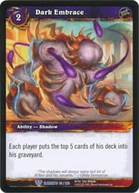 Dark Embrace - War of the Elements - WoW card