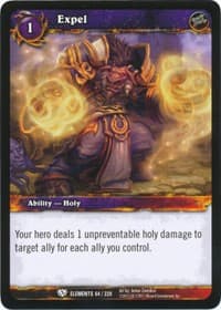 Expel - War of the Elements - WoW card