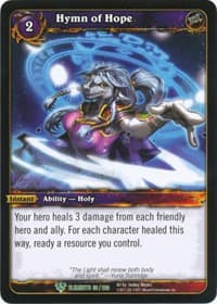 Hymn of Hope - War of the Elements - WoW card