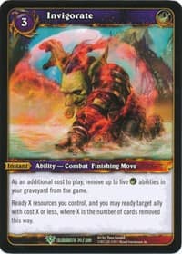 Invigorate - War of the Elements - WoW card