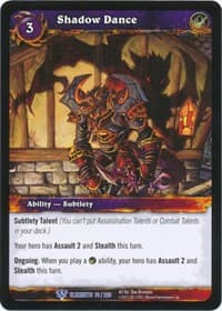 Shadow Dance - War of the Elements - WoW card