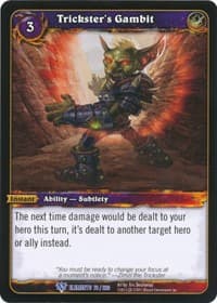 Trickster's Gambit - War of the Elements - WoW card