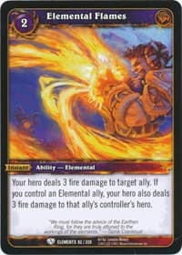 Elemental Flames - War of the Elements - WoW card