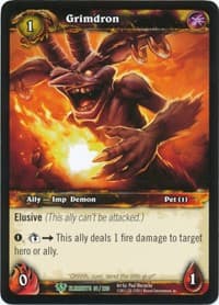 Grimdron - War of the Elements - WoW card
