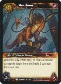 Maazhum - War of the Elements - WoW card