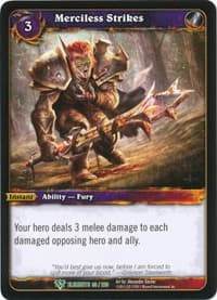 Merciless Strikes - War of the Elements - WoW card