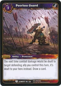 Peerless Guard - War of the Elements - WoW card