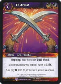 To Arms! - War of the Elements - WoW card