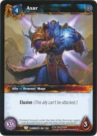 Axar - War of the Elements - WoW card