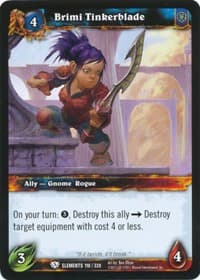 Brimi Tinkerblade - War of the Elements - WoW card