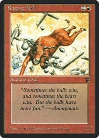 Raging Bull - Legends - Magic: The Gathering card