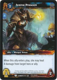 Jeniva Prescott - War of the Elements - WoW card