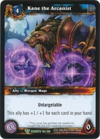 Kane the Arcanist - War of the Elements - WoW card